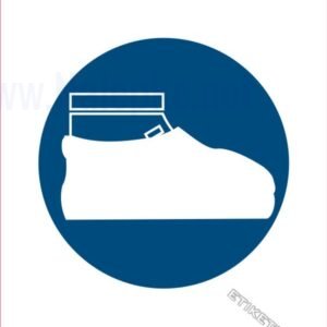 Opozorilni znaki obveze Obvezna uporaba zaščite za obuvala