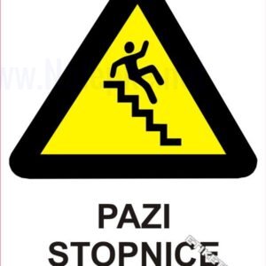 Opozorilni znaki Pazi stopnice 1