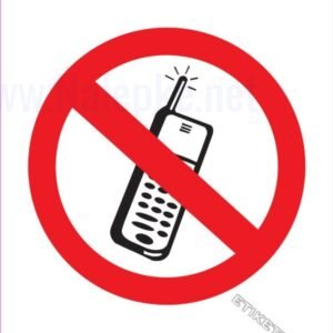 Znaki prepovedi Prepovedana uporaba mobilnika