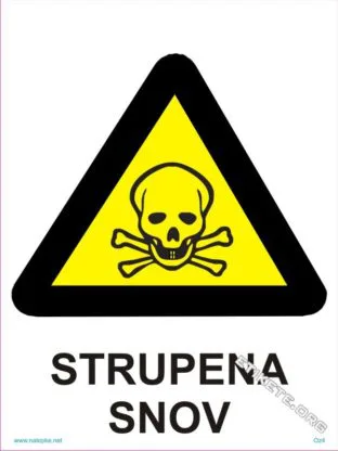 Opozorilni znaki Strupena snov 2